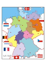 Angrenzende länder deutschland arbeitsblatt